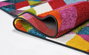 Conceptum Geo 6875 Alfombra de Pasillo Multicolor 80 x 300 cm